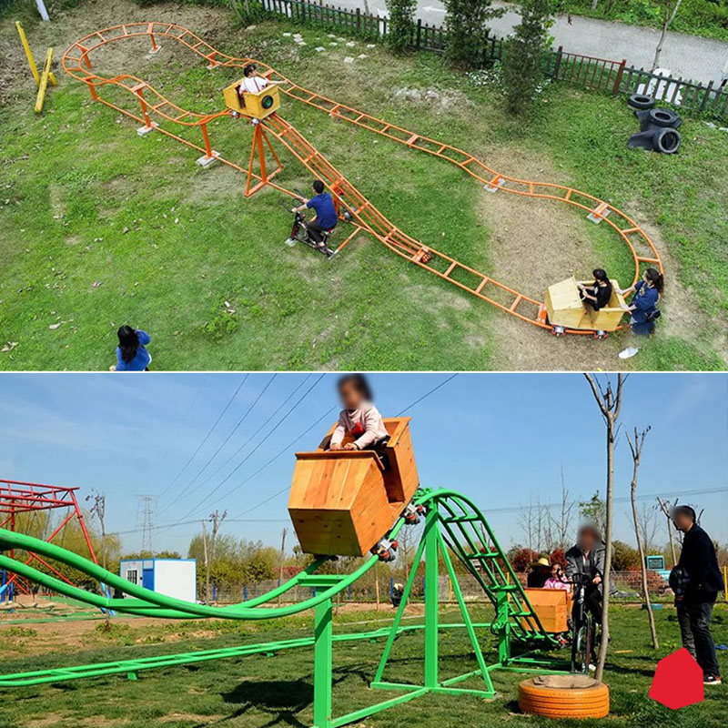 新款景区东元人力脚蹬过山车厂家直供批发