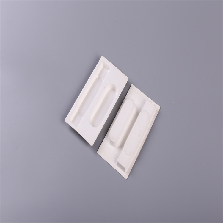 智能点读笔纸内衬湿压工艺厚度08mm可降解甘蔗渣材质定制化妆品纸浆盒