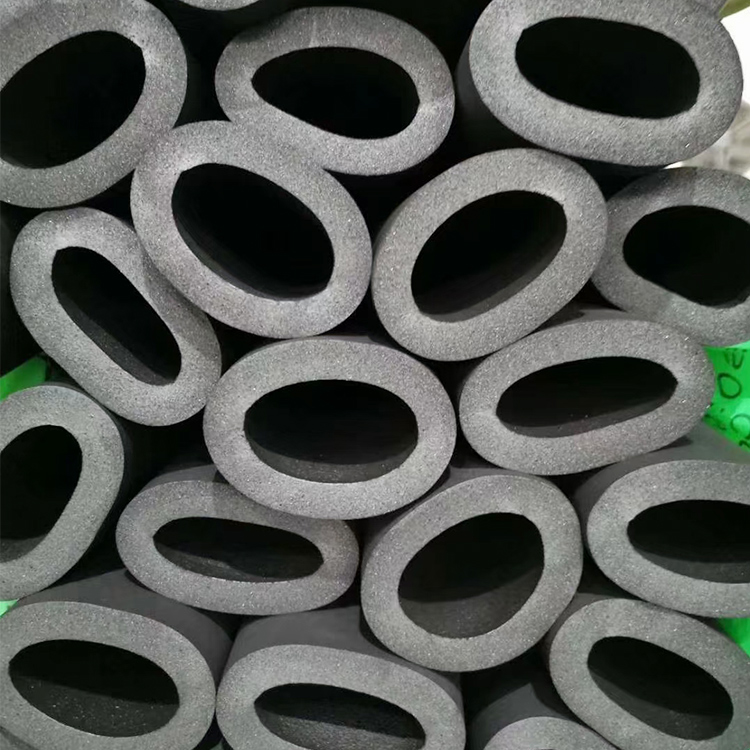 防火橡塑保温管空调隔热橡塑海绵管阻燃隔热橡塑管鑫隆厂价供应