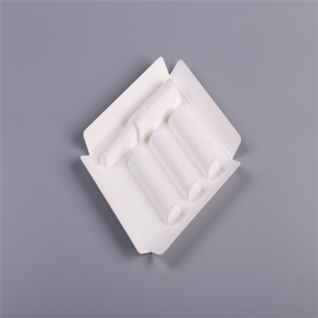 化妆品纸内托湿压工艺厚度08mm可降解甘蔗渣材质定制各类化妆品纸托