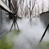 岳阳公园景观造雾设备施工