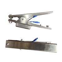 越翔安防304不锈钢声光报警静电夹 声光静电接地夹