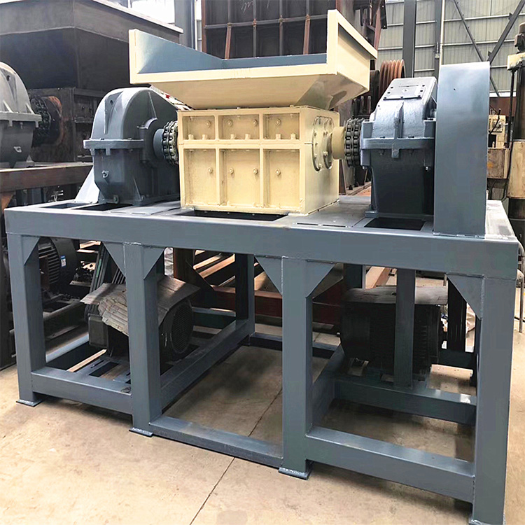 双轴废铁破碎机 刀片机箱刀片金属撕碎机 大型多功能垃圾粉碎机