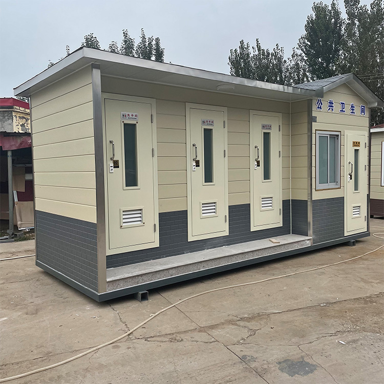 循环水冲型移动厕所工地临时卫生间规格多样移动厕所按需供应