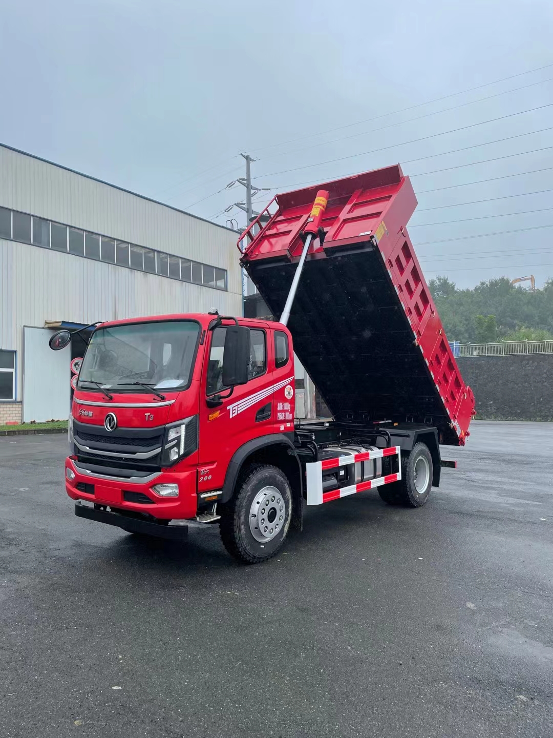 東風華神170單橋自卸車,國六170雲內德威工程自卸車,4x2東風華神170