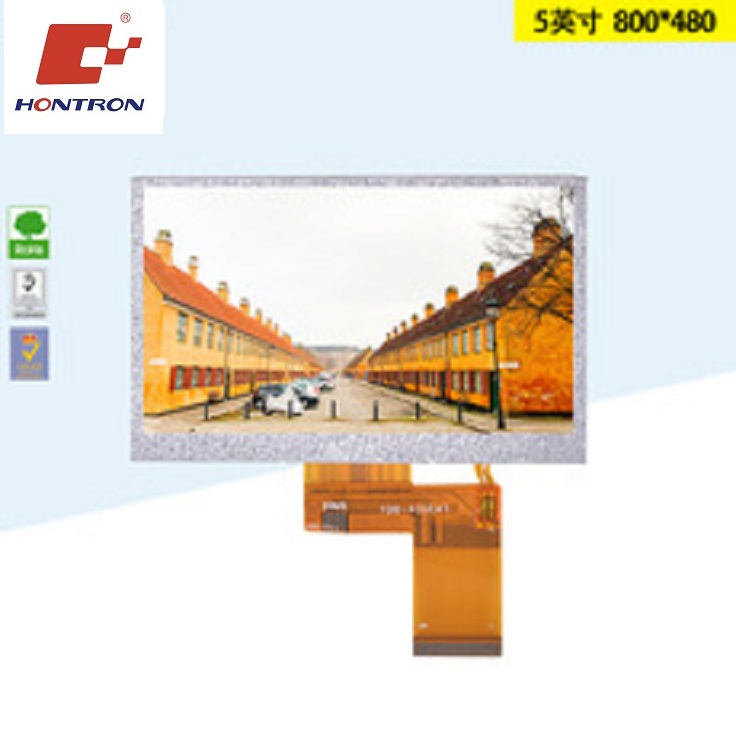 5.0寸高清IPS屏800x480高亮液晶显示屏