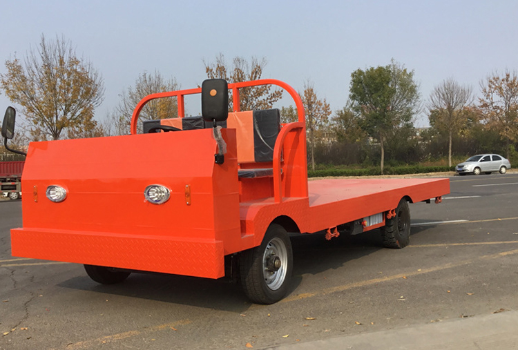 电动拉货车平板车4米5长的电动平板车