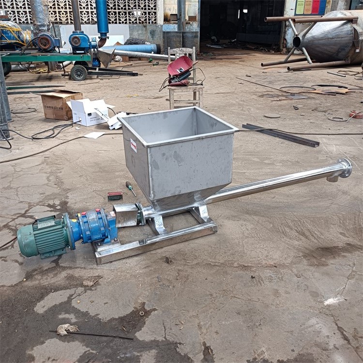 麦芽酚不锈钢螺旋给料机XWZF300公斤絮凝剂螺旋投放机