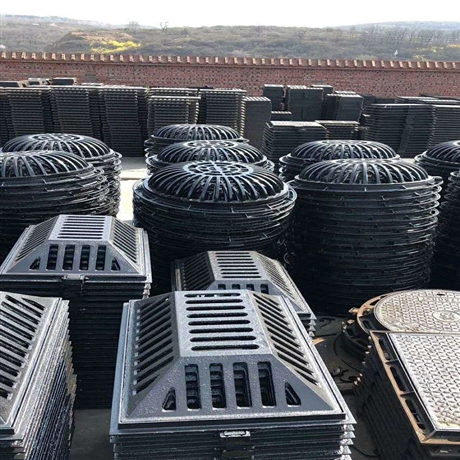 青岛花园700球圆形球墨铸铁溢流井井盖