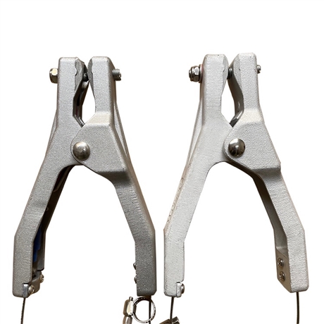 越翔安防 铝制不锈钢静电接地夹 防爆静电接地夹