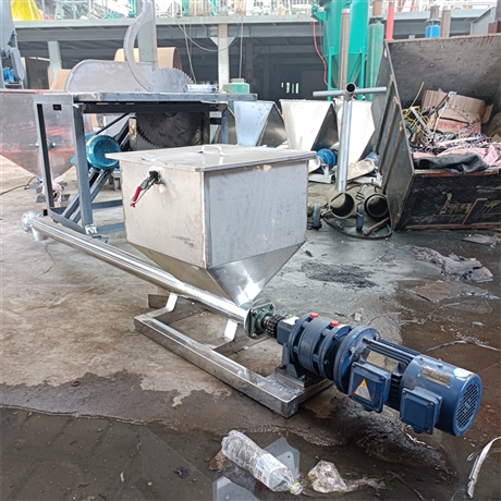 加大料斗粉尘螺旋给料机XWZF加高支撑架螺旋送料机