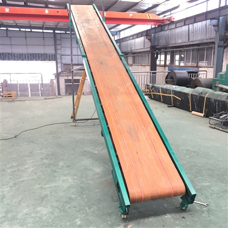 多规格可定做输送机wq888挡边袋装粮食输送机