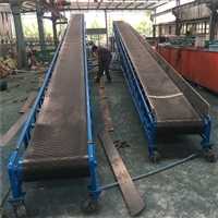 爬坡式皮带输送机wq888手摇升降建议简易输送机