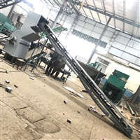 白色食品皮带输送机wq888箱装饼干装卸输送机