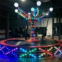 天津6人旋转蹦极厂家  商超发光蹦极设备厂家