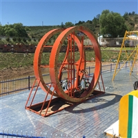 双人旋转网红自行车 无动力网红游乐自行车