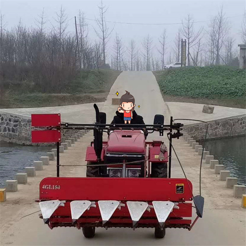 整齐铺放艾草收割机青蒿席草放片割晒机