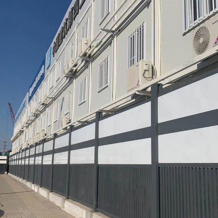 装配式灰色彩钢围挡a临安装配式灰色彩钢围挡a装配式围挡生产厂家