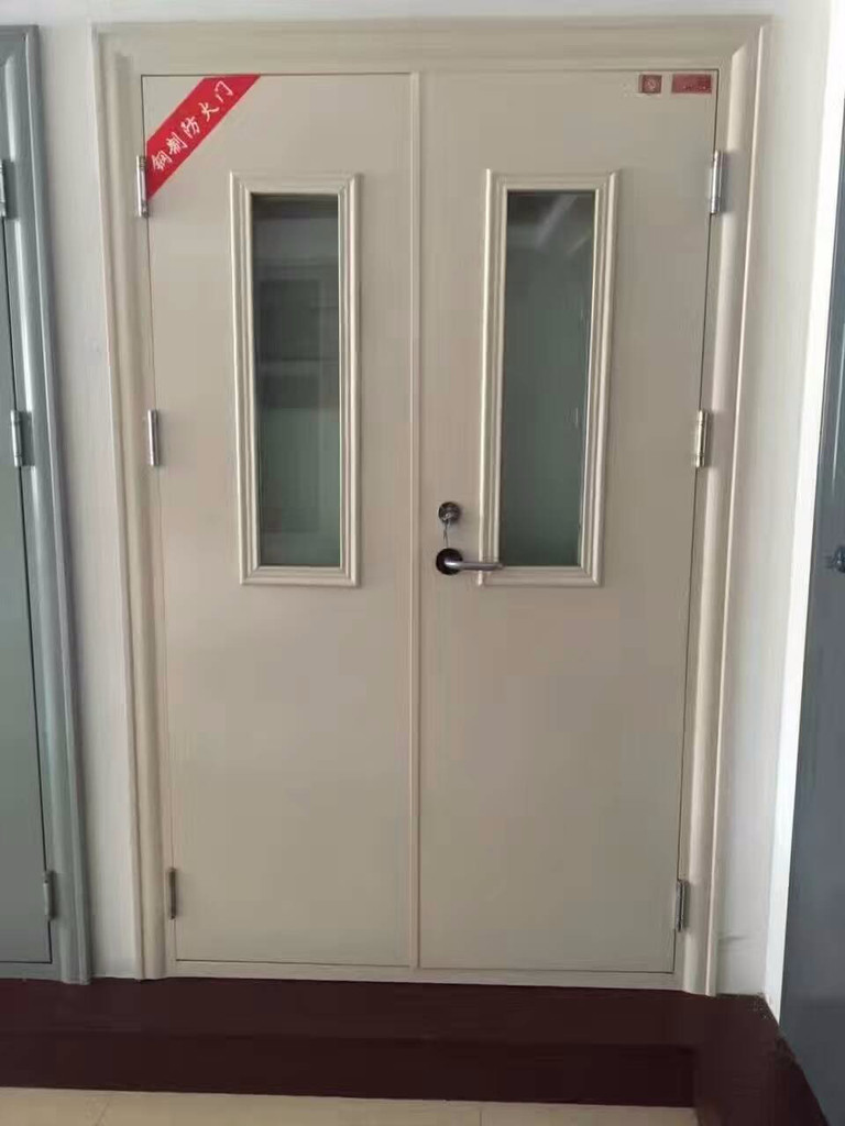 河北浙江防火门钢质防火门乙级消防门带视窗玻璃门厂家定制
