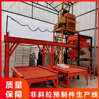 水平下料RPC遮板预制件生产设备 华耐方管支架异型砖成型机HNBL25