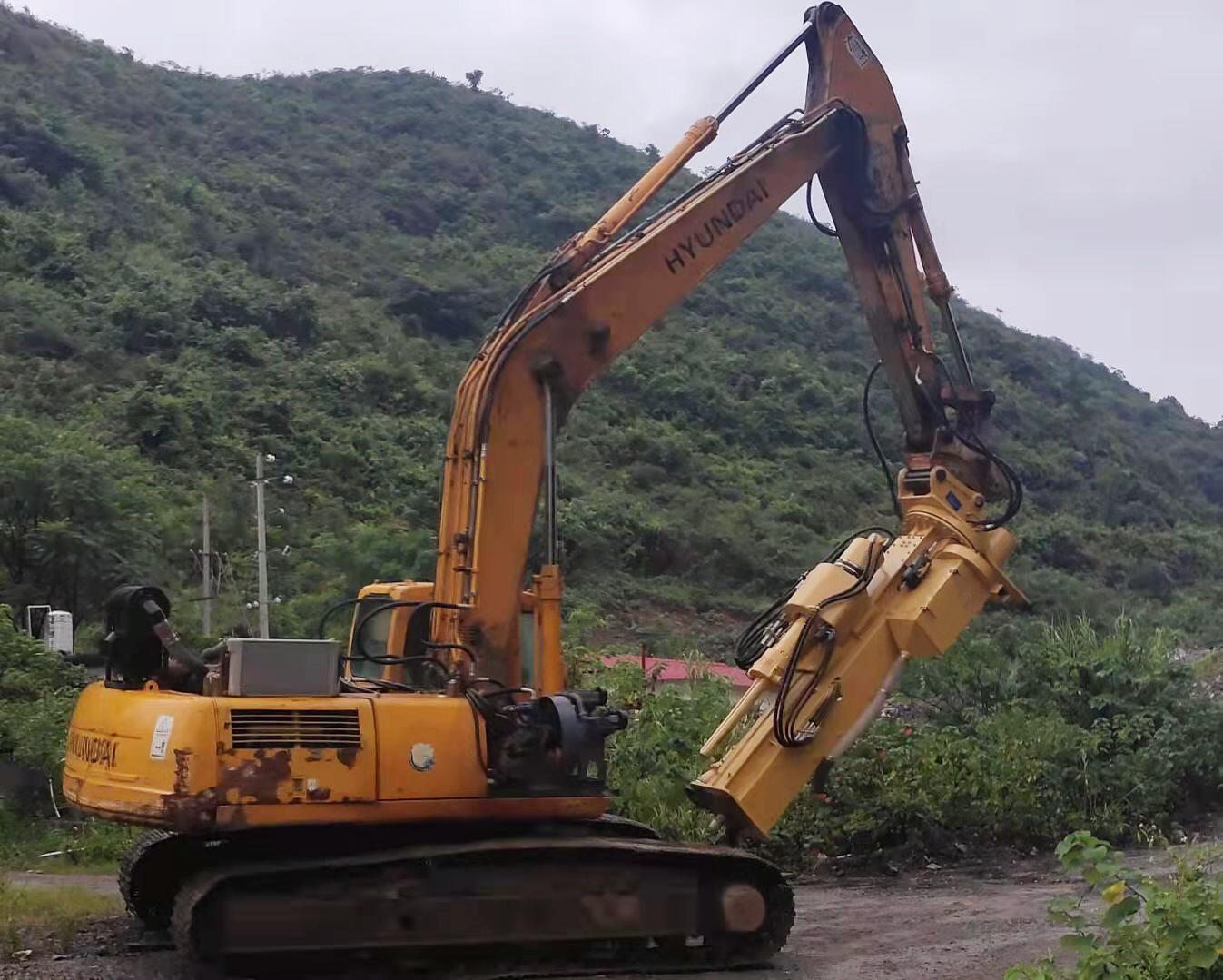 鑽孔爆裂一體機岩石鑽裂機挖掘機鑽裂機