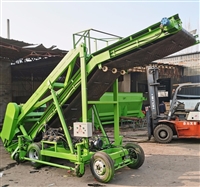 省人力电动取草机 自走式草堆抓草机 滚刀式切草扒草机