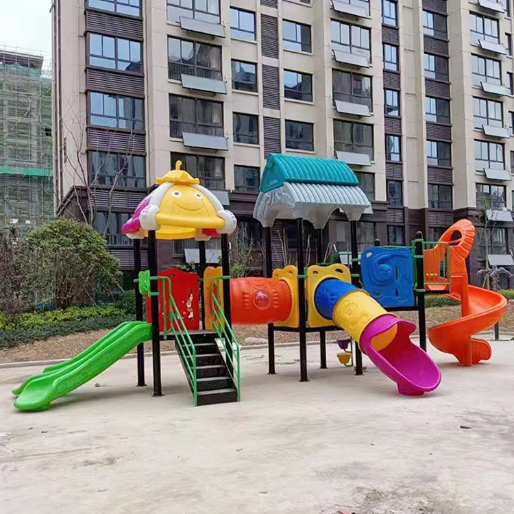 幼儿园组合滑梯 大型户外小区儿童塑料滑滑梯 游乐场设计
