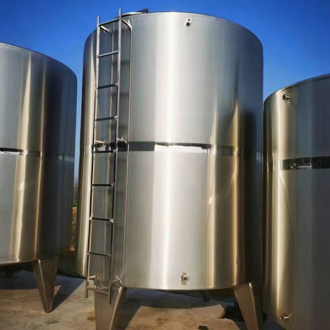 二手100立方不锈钢罐二手电加热储罐立式储罐不锈钢卧式储罐不锈钢