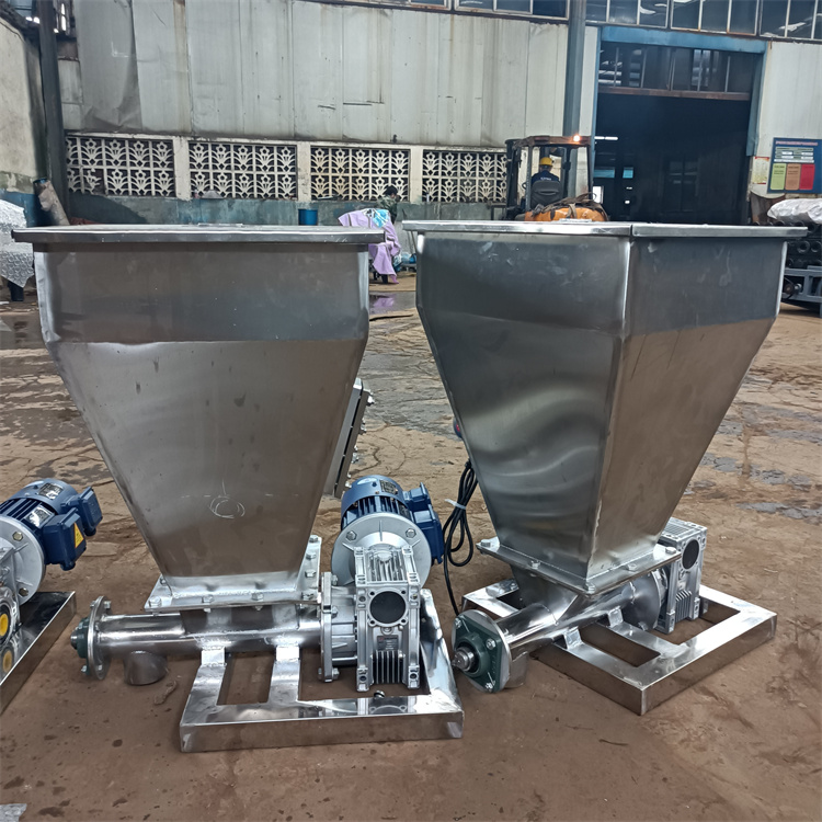 不锈钢管状加粉机XWZF小型淀粉面粉螺旋喂料机