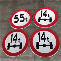 鞍山桥梁限重标志牌 单悬臂交通标志杆 国城交通