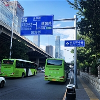 湖北安全交通标志杆 标志标牌杆件 悬臂交通标志杆