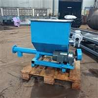 76mm管径出料絮凝剂加粉器XWZF9公斤橡胶粉螺旋喂料机