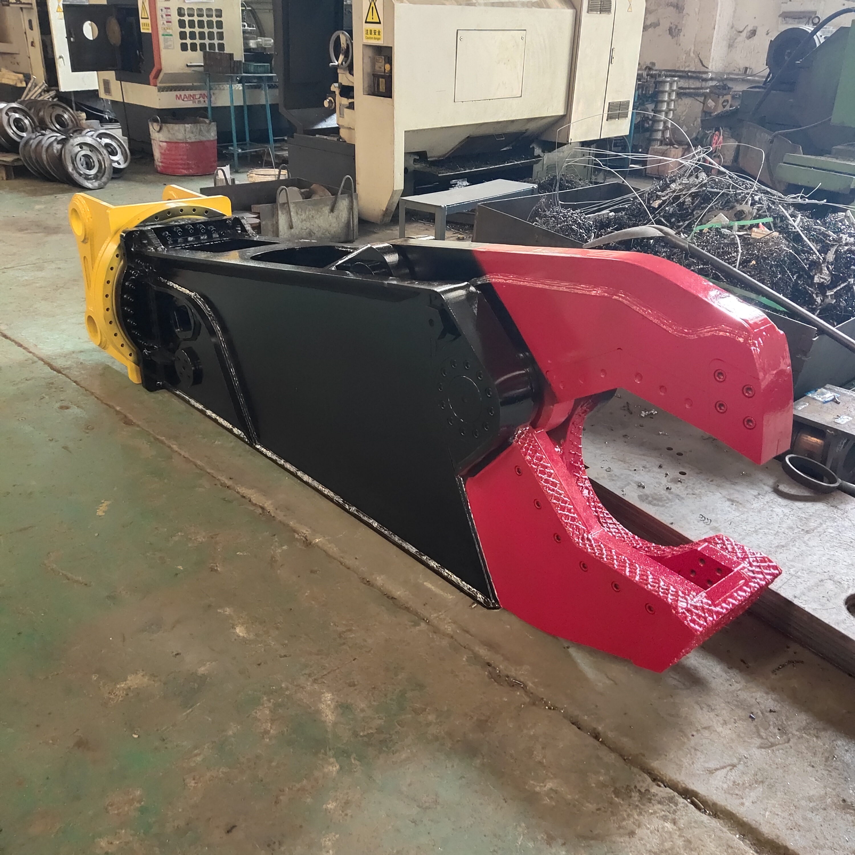 挖掘机液压鹰嘴剪220挖机鹰嘴剪安装流程