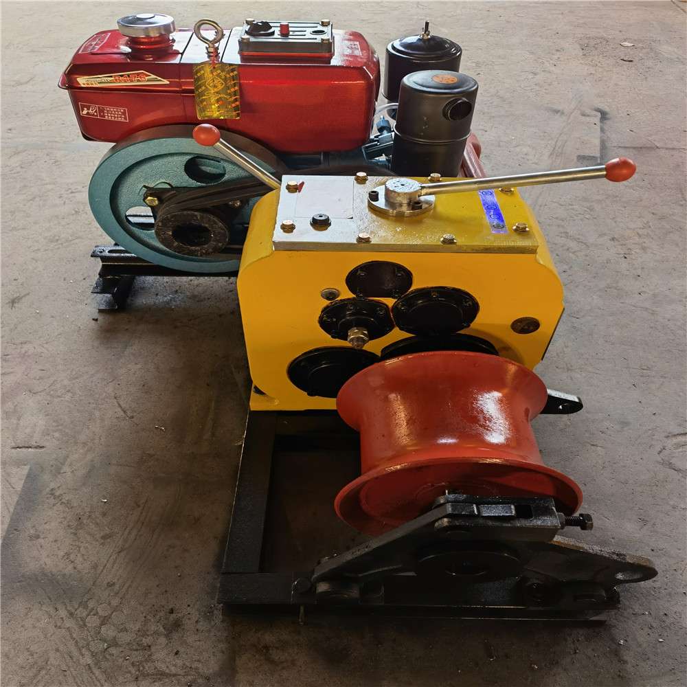 汽油拉缆绞磨机 放线绞磨机 快速绞磨机 汇亨电力