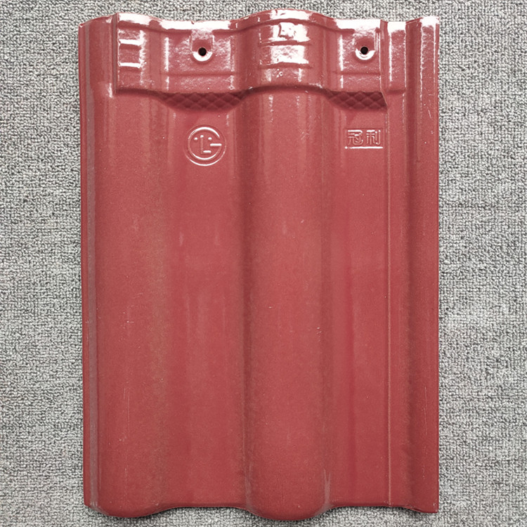 冠利陶瓷瓦直角瓦西式屋面彩瓦隔热隔寒颜色全