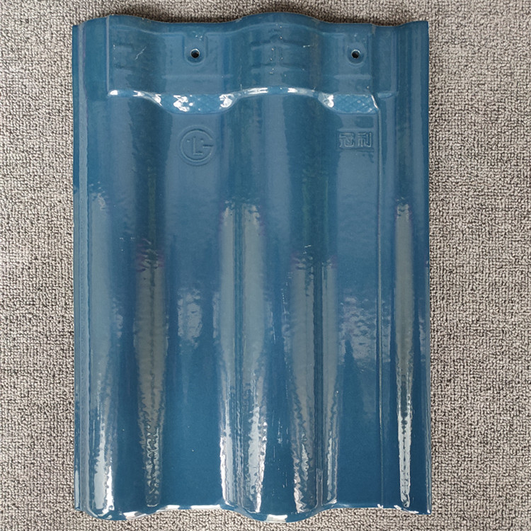 冠利陶瓷瓦直角瓦西式屋面彩瓦隔热隔寒颜色全