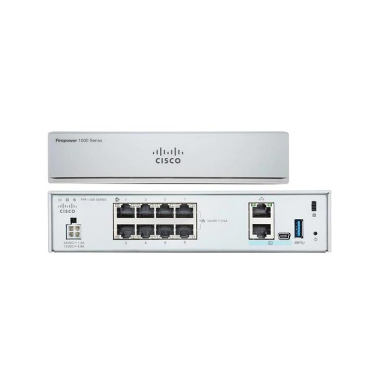 思科企业级硬件防火墙fpr1010asangfwk9firepower1000系列防火墙