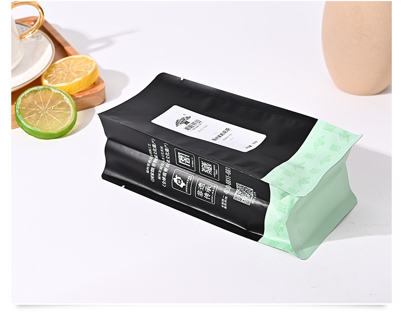 花茶自立八边封包装袋 茶叶密封拉链袋 复合材料铝箔包装袋制定