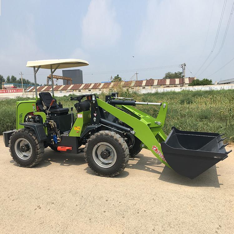 小型电动铲车养殖场铲饲料装载机