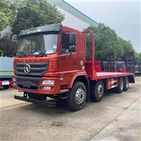 程力 大运F7前四后八平板拖车 国六潍柴350马力 整车长10米6