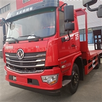 东风专底D3单桥新车 国六 120挖机拖车 板长5米 可拉60钩机