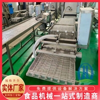 小银鱼上浆机 网带式鱼类浸浆机 赫品省人工上浆机器