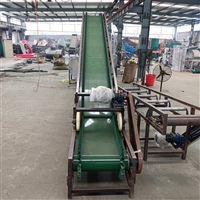 PVC羊粪皮带输送机XWZFPVC 裙边格挡传送机设备