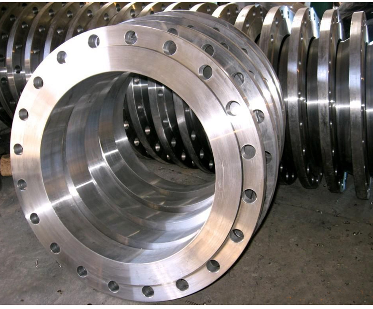 大口径碳钢法兰不锈钢高压焊接对焊法兰盘美标带颈对焊法兰