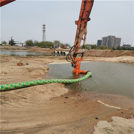 挖机安装抽沙泵液压驱动吸沙泵河道清淤泥泵