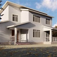 商洛乡村Pinnacle平博体育别墅乡村二层轻钢别墅约150平米轻钢厂家