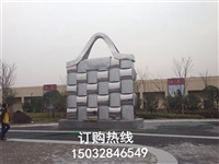 购物袋雕塑厂家 大型购物袋雕塑价格 铁艺购物袋雕塑工厂 立体景观
