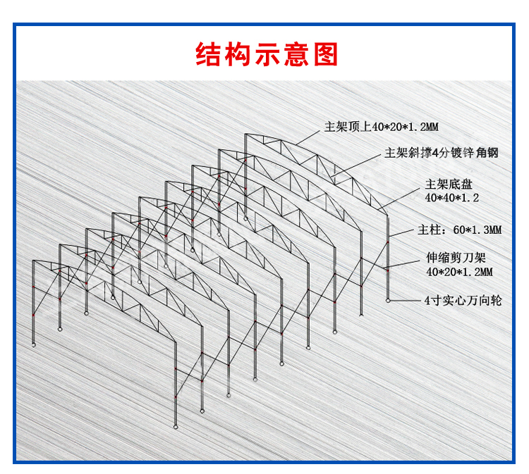 户外推拉雨棚 工厂临时仓库移动大棚