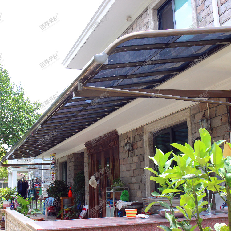 自行车棚 玻璃雨棚供应