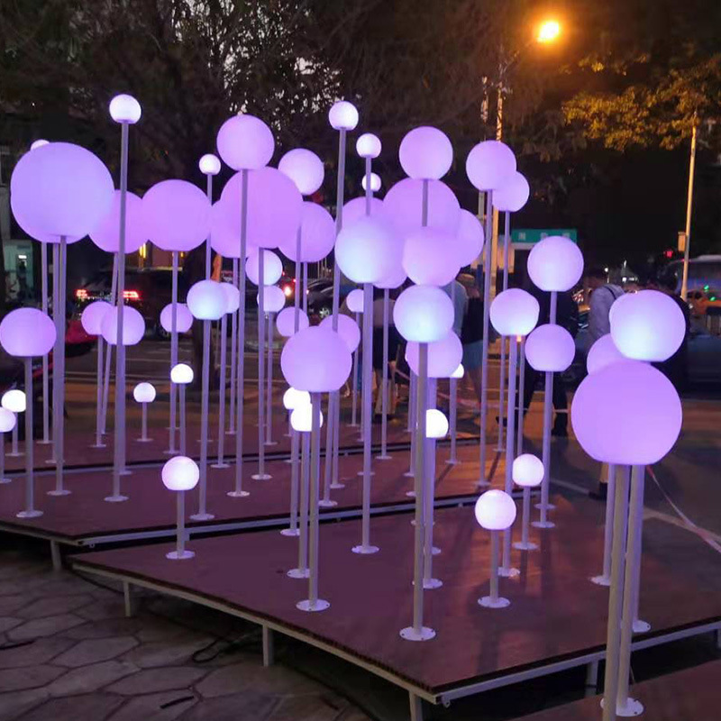 led圆球感应呼吸灯 互动装置 互动装置 户外防水 厂家直供